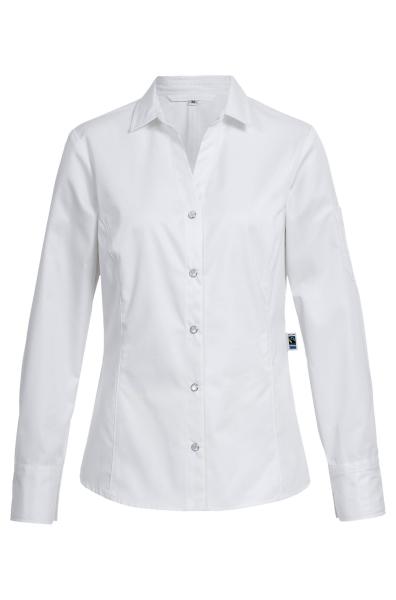 Damen-Kochbluse mit V-Ausschnitt SF
