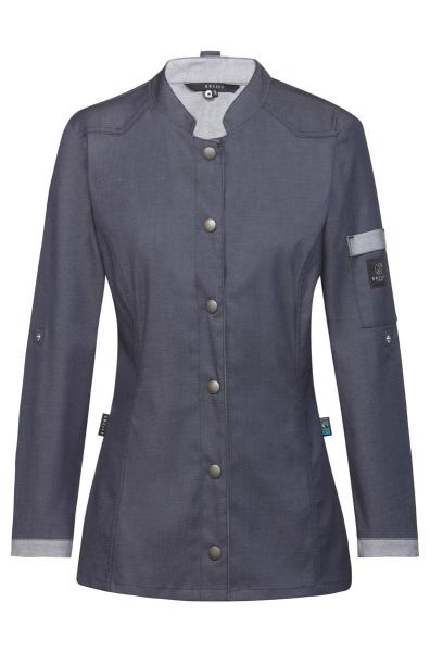 Damen-Kochjacke im Bikerstyle RF