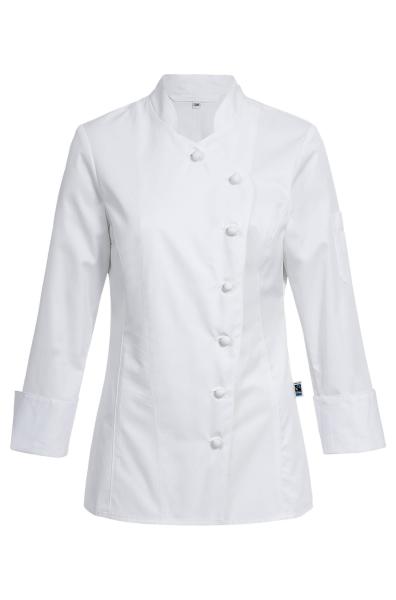 Damen-Kochjacke mit Stoffknöpfen RF