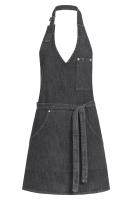 Damen-Latzschürze denim 70x65 cm