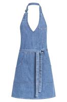 Damen-Latzschürze denim 70x65 cm