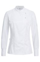 Damen-Kochjacke mit Satinstreifen RF