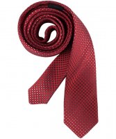Krawatte Slimline, Farbe: rot/grau kariert,...