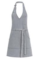 Damen-Latzschürze denim 70x65 cm