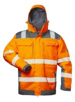 *NIKLAS* 2IN1 WARNSCHUTZJACKE ORANGE/GRAU