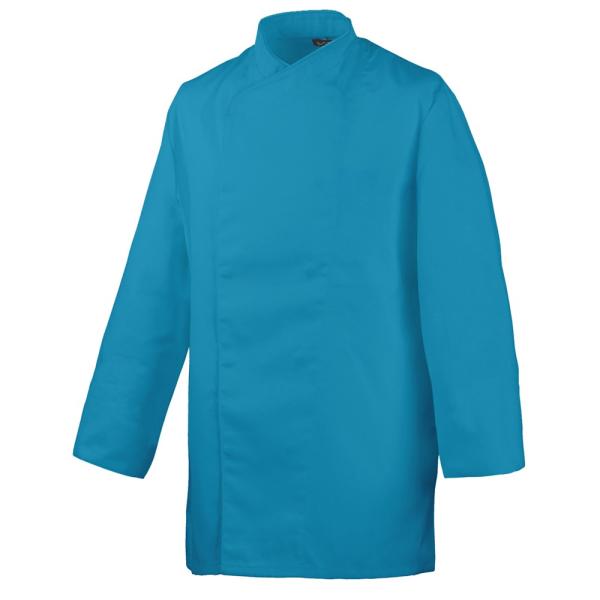 218 - HACCP-Kochjacke langarm, mit Druckknöpfen, Innentaschen