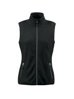 Sideflip lady fleece vest Black