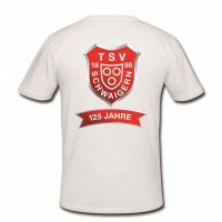 T-Shirt 125 Jahre TSV Schwaigern Herren Weiß L