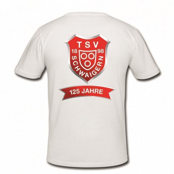 T-Shirt 125 Jahre TSV Schwaigern Herren Weiß XXL