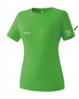 Teamsport T-Shirt Grün Damen