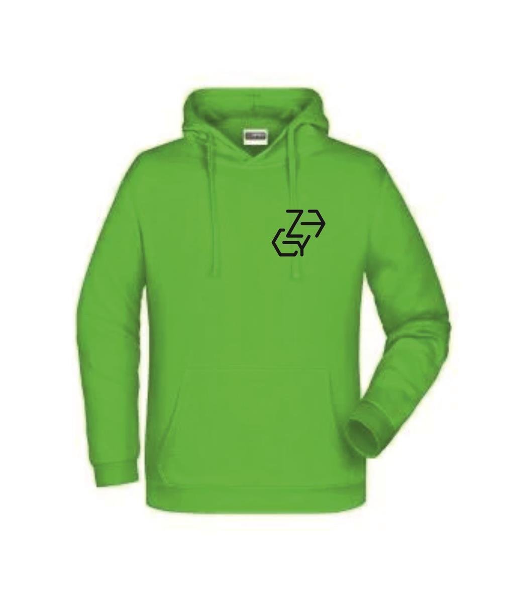 Hoodie lime 2025