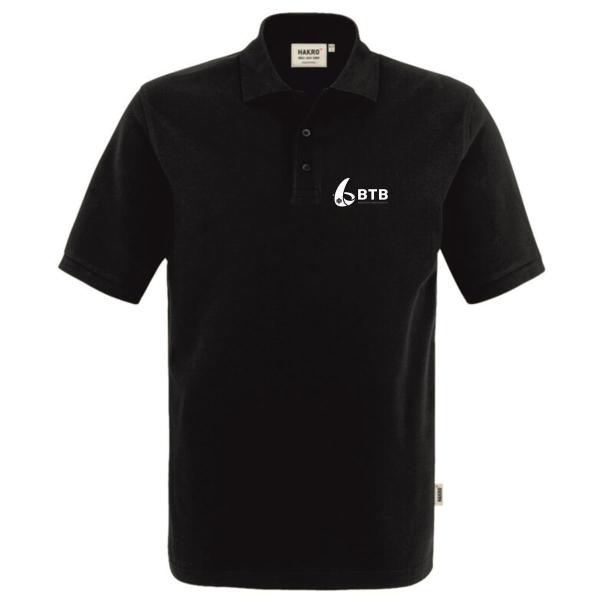 Polo Herren Schwarz L