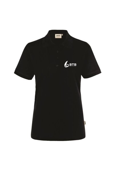 Polo Damen Schwarz XXL