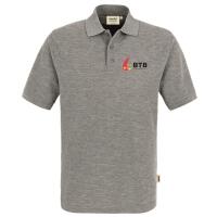Polo Herren Grau-meliert M