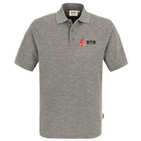 Polo Herren Grau-meliert L
