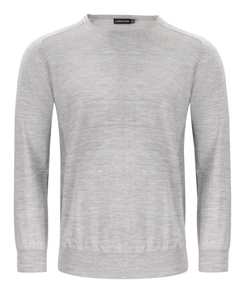 Merino U-neck Lt Greym