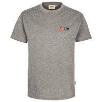 T-Shirt Herren Grau-meliert L