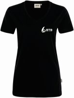 T-Shirt Damen Schwarz L
