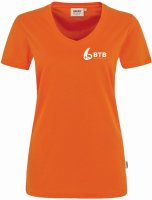 T-Shirt Damen Orange 4XL