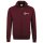 Sweat Jacke Herren Weinrot L