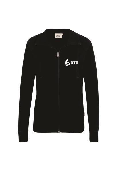 Sweat Jacke Damen Schwarz 3XL