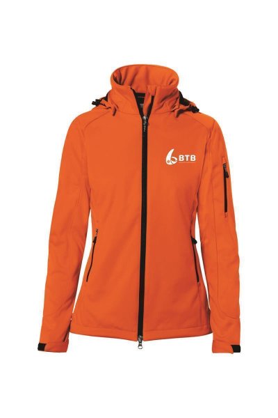 Softshell-Jacke Damen Orange