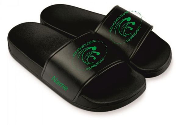 Badelatschen Schwarz 40 Ja