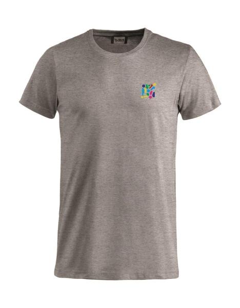 T-Shirt Grau-meliert Unisex XS