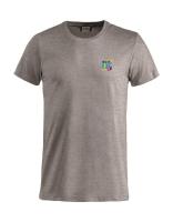 T-Shirt Grau-meliert Unisex XS