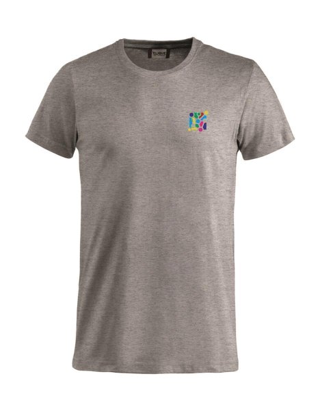 T-Shirt Grau-meliert Unisex S