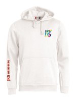 Hoodie Weiß Unisex XS