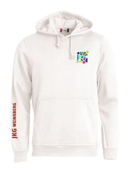 Hoodie Weiß Unisex S