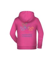 Hoodie Pink Kinder XS - 98/104