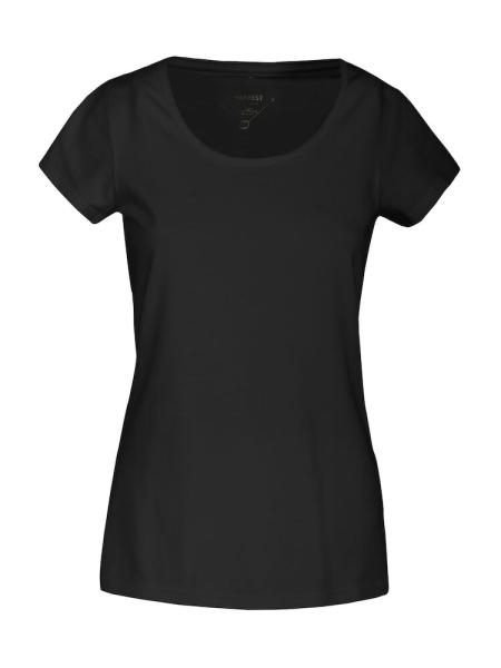 Twoville Woman slub U-neck Black