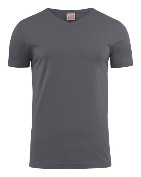 Heavy V T-shirt Steegrey