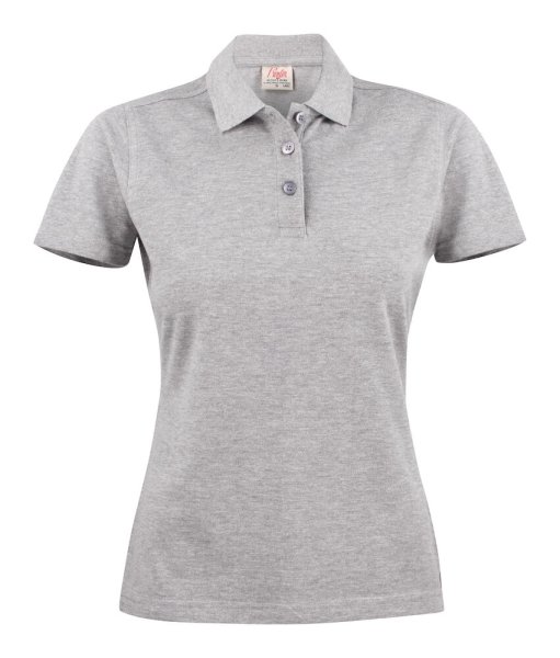 Surf lady polo pique Grey melange