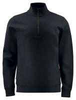 2128 Sweatshirt 1/2 Zip Black
