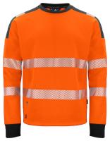 6108 Sweatshirt Roundneck ORANGE/BLACK