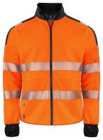 6109 Sweatshirt FulZip ORANGE/BLACK
