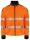 6109 Sweatshirt FulZip ORANGE/BLACK