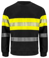 6129 Sweatshirt Roundneck Yellow/black