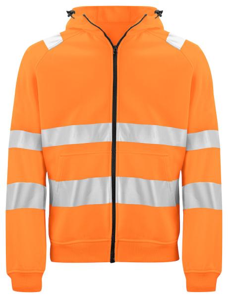6132 SIGNALISATIE HOODIE ORANGE/BLACK
