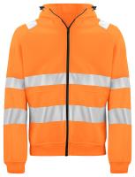 6132 SIGNALISATIE HOODIE ORANGE/BLACK