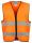 6709 Hi Viz Vest CLas2 ORANGE/BLACK ONE SIZ
