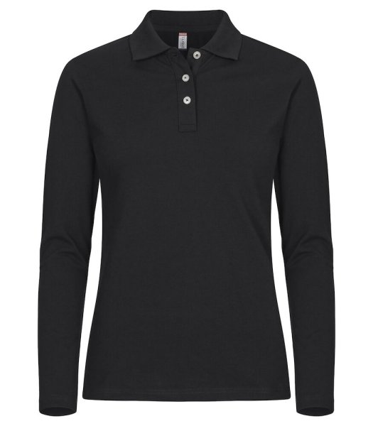 Stretch Premium Polo L/S Women Damen