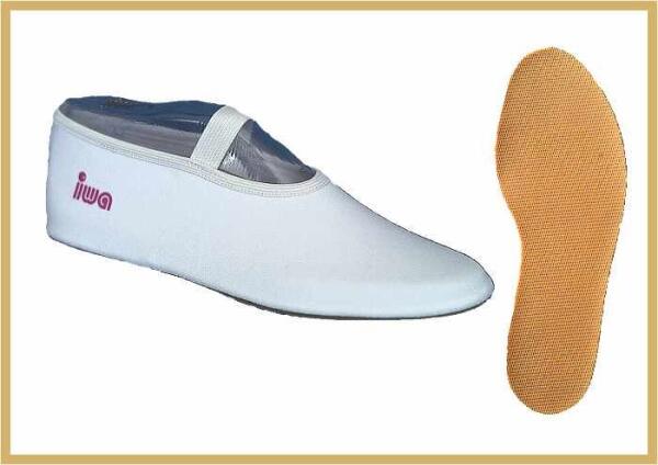 Trampolinschuh Wei&szlig; 46