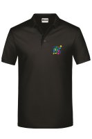 Poloshirt Herren Schwarz M