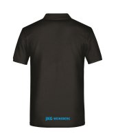 Poloshirt Herren Schwarz M