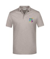 Poloshirt Herren Grau L