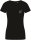 V-Ausschnitt T-Shirt Damen Schwarz S